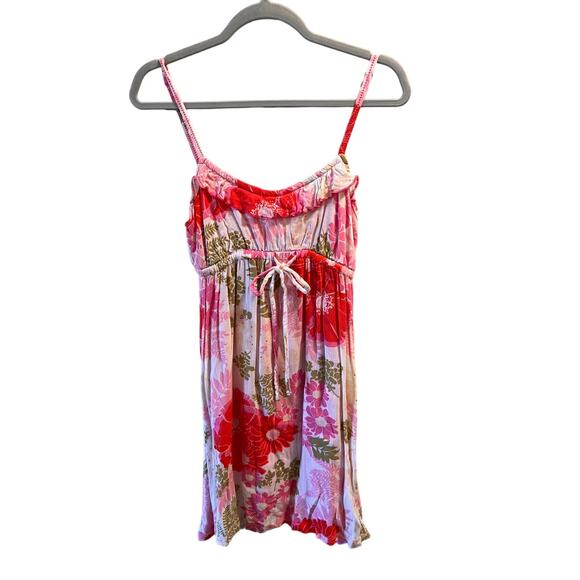 Aeropostale, Spaghetti Strap Floral Summer Dress, Lined, S - Picture 10 of 12